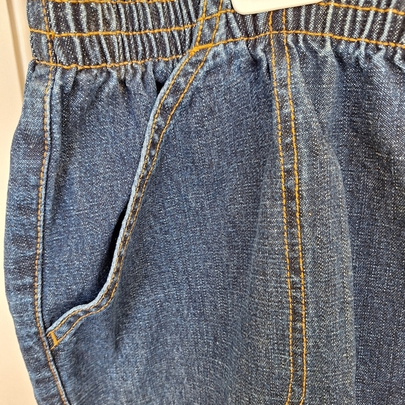 Classic Elements Woman Plus Sz18P Jeans NWT Elastic Waist Pockets Drk Wash - Picture 3 of 10